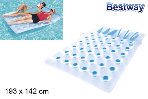 [200267] Matelas gonflable pour lit double boîte bw 193x142 cm