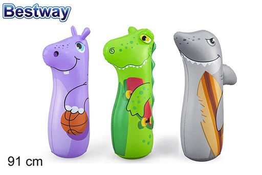 [200331] Sac de boxe gonflable animaux pour enfants 91 cm