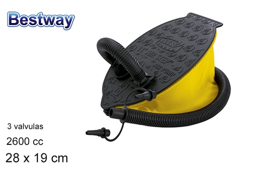 [200364] 3 valve foot inflator bag bw 2.600 cc