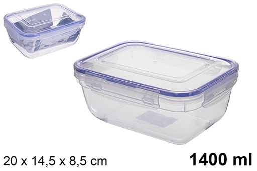 [200510] Contenitore per alimenti plastica ermetico rettangolare Seal 1.400 ml
