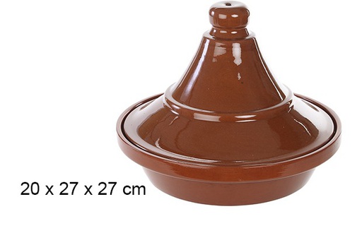 [200776] Tajine en argile 27 cm