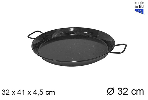 [201291] Enameled paella 32 cm - La ideal -