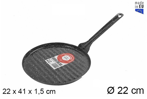 [201337] Grill rond émaillé 22 cm