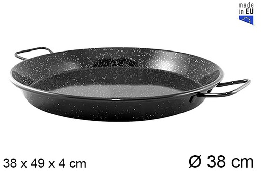 [201405] Paella spéciale Pata Negra induction émaillée 38 cm