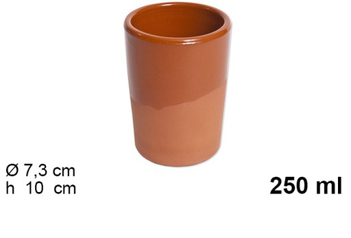 [201441] Vaso barro para caña 250 ml