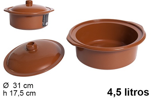 [201449] Cocotte de barro 4,5 l.