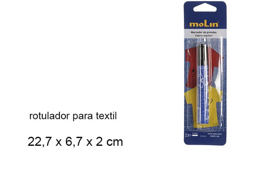 [202039] Blister 1 rotulador permanente textil