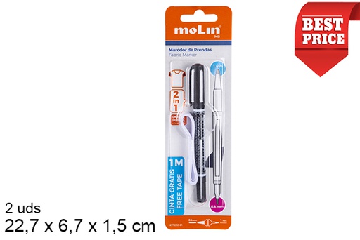 [202044] Black double-ended garment marker