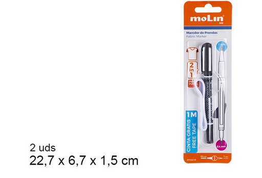 [202044] Black double-ended garment marker