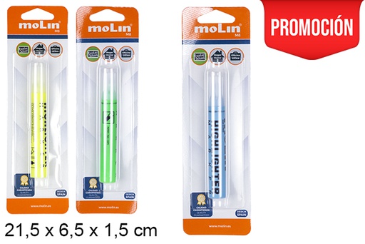 [202142] Blister pennarelli neon colori assortiti