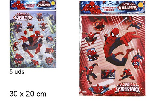 [202271] Stickers spiderman 5 piezas