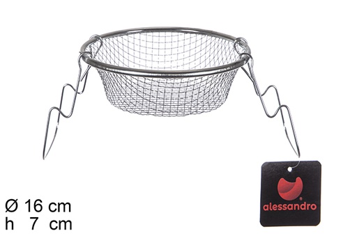 [100362] Stainless steel frying basket 16 cm