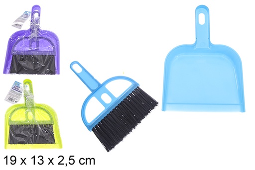 [100637] Spazzola con paletta colori assortiti