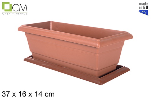 [103009] Jardinera Maigmo con plato 37x16 cm