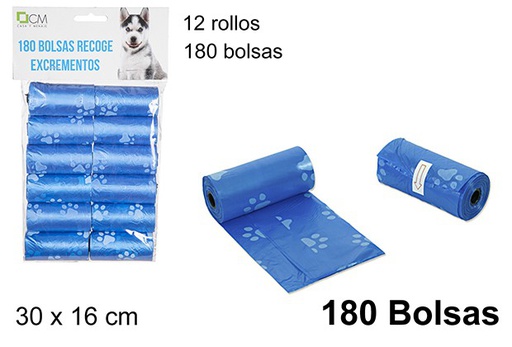 [104695] Bolsas decoradas recoge excrementos 180 unidades