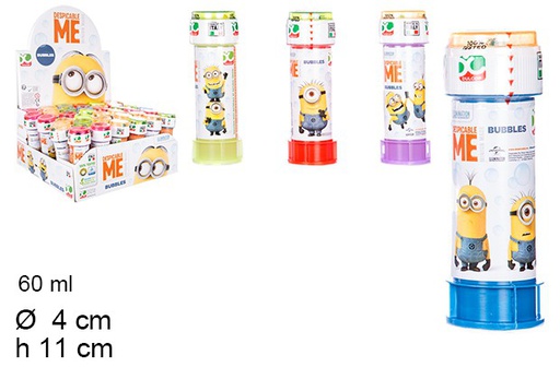 [202587] Tubo pompas jabón Minions 60 ml