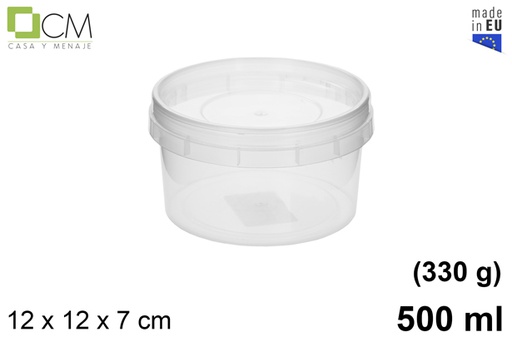 [103118] Contenitore multiuso in plastica senza manico 500 ml (0,33 kg)