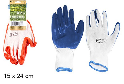 [104700]  gants de jardinage colorés