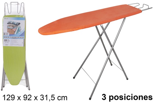 [105694] Mesa planchar metálica con soporte simple