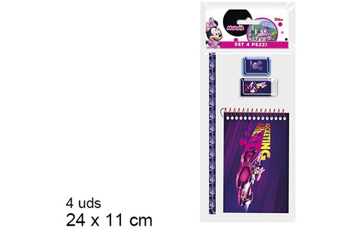 [201699] Set de papeleria minnie 4 pzs