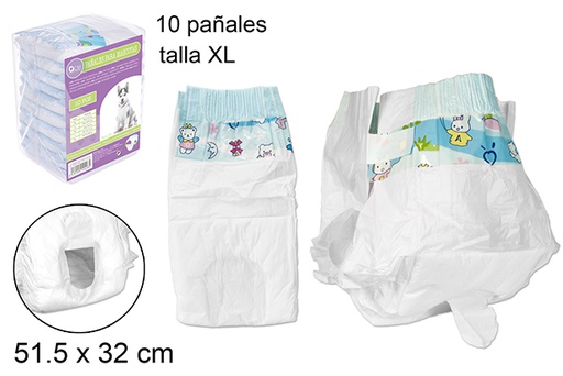 [102428] Pack 10 pet diapers (XL)