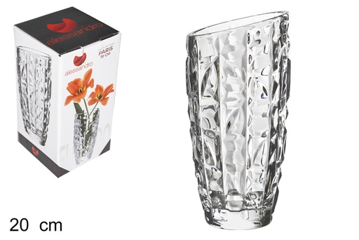 [102458] Vase en verre Paris 20 cm