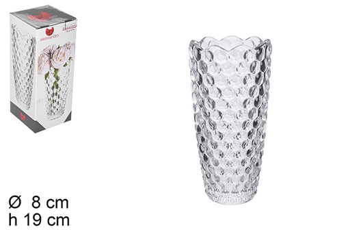 [105400] Florero cristal Zaragoza 19 cm