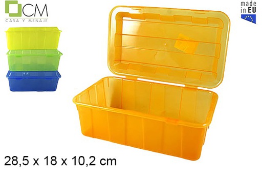 [102894] Contenedor plástico colores surtidos