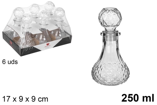 [105435] Botella cristal licor Guadiana 250 ml