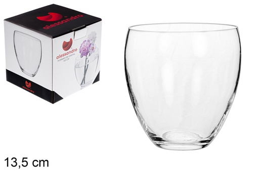 [105516] Vase en verre 13,5 cm