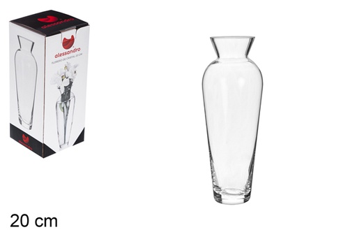 [105518] Glass vase 20 cm
