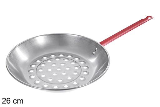 [201321] Polished chestnut frying pan 26 cm