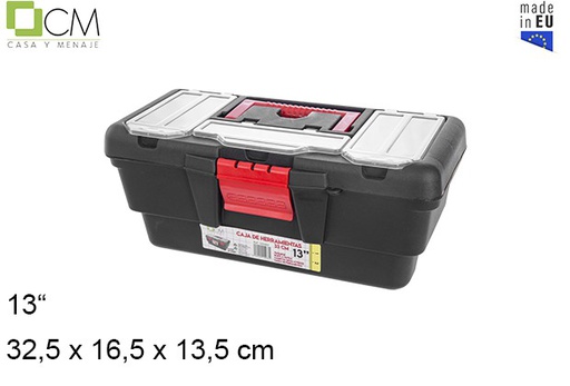 [105483] Caja plástico herramientas 33 cm 13&quot;