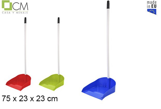 [102939] Pá de plástico lisa com bastão de cores variadas