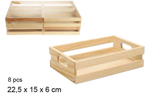 [105271] Coffret en bois 22,5x15 cm