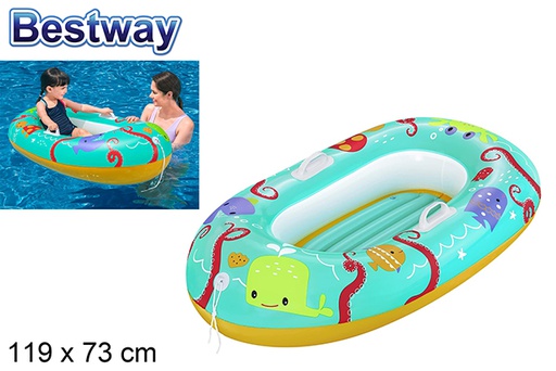 [203015] Happy crustacean children's boat box bw 119 cm