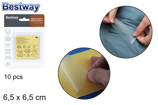 [200372] Patch de reparo rígido blister 6,5x6,5 cm