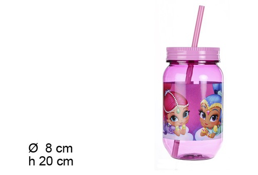 [105332] Bote con pajita Shimmer &amp; Shine