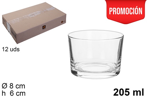 [203286] Vaso cristal sidra mini 205 ml