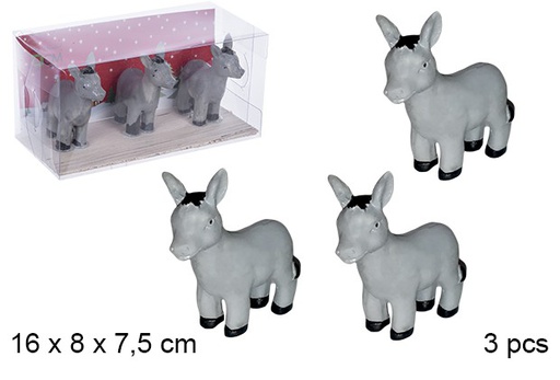 [106240] Pack 3 burros de resina infantil