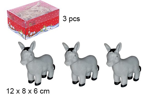 [106250] Pack 3 burros resina caja tapa PVC