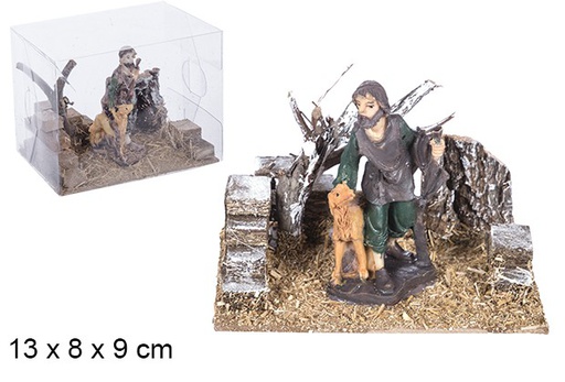 [106302] Figura per presepe di Natale professione 