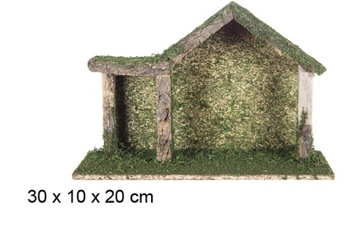 [106377] Cabaña madera 30x10x20 cm