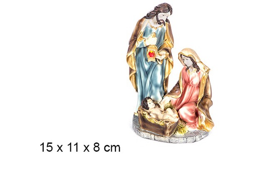 [106393] Crèche de Noël 3 pièces 15 cm