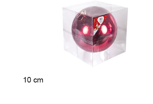 [106894] Bola roja brillo 10cm