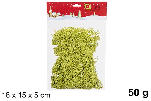 [107394] Green paper straw 50 gr.