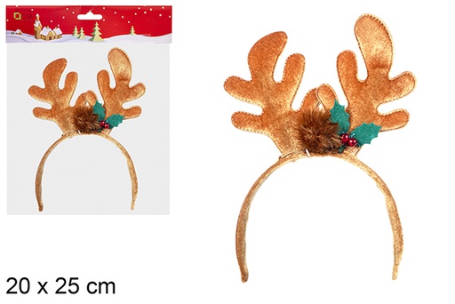 [107417] Diadema navidad reno 20x25cm