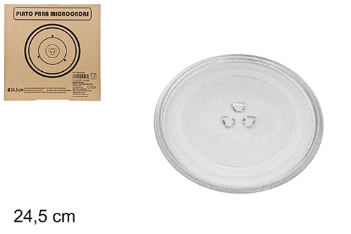 [100506] Glass microwave plate 24,5 cm