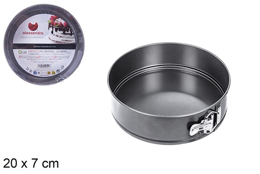 [104724] Molde redondo destacável 20x7 cm