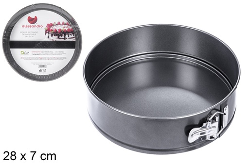 [104726] Moule rond amovible 28x7 cm